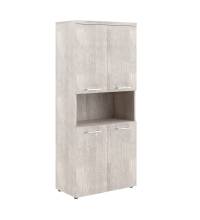 Шкаф с 2-мя комплектами глухих малых дверей и топом THC 85.4 дуб Каньон Z 854х452х1968 