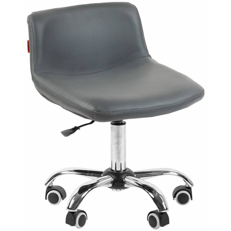 кресло Chairman 015 Россия серая экокожа главное фото