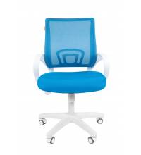 Офисное кресло Chairman 696 Россия белый пластик TW голубой
