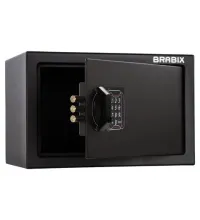 Сейф мебельный  "SF-200EL", 200х310х200 мм, электронный замок, черный, 291145, S103BR211214